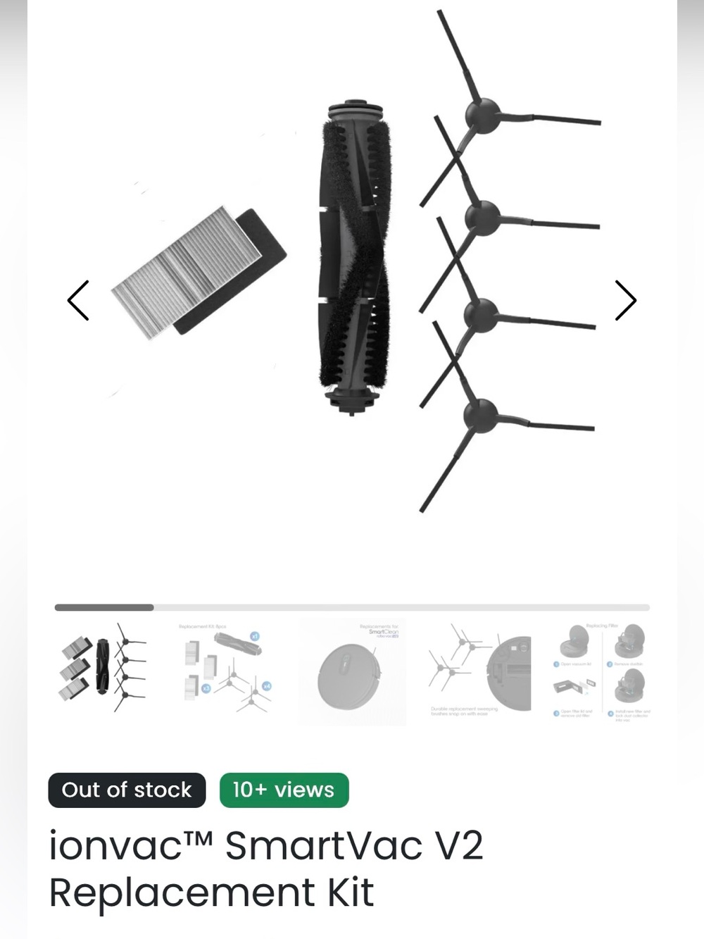 ionvac SmartVac V2 Replacement Kit